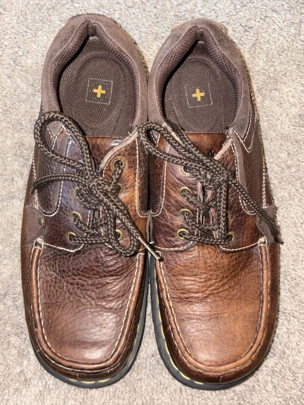 Dr. Marten 9801 Men’s Chunky Y2K Leather Oxford Lace Up Brown Shoes size 11
